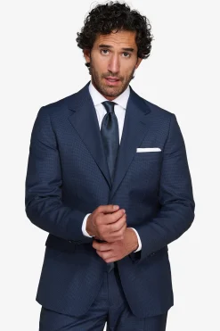 Avion blue Pied de Poule blazer