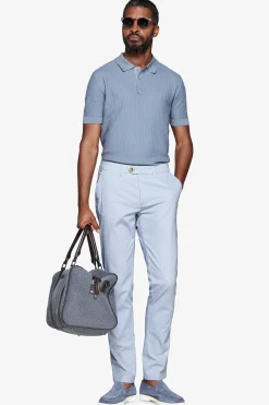 Avion dice-stitch knit polo shirt