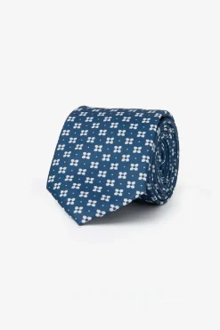 Avion floral jacquard tie
