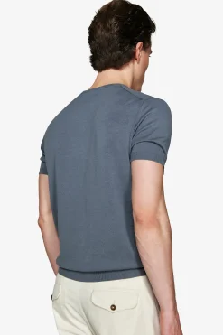 Avion knit cotton basic t-shirt