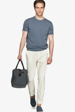Avion knit cotton basic t-shirt