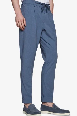 Avion melange canvas drawstring pants