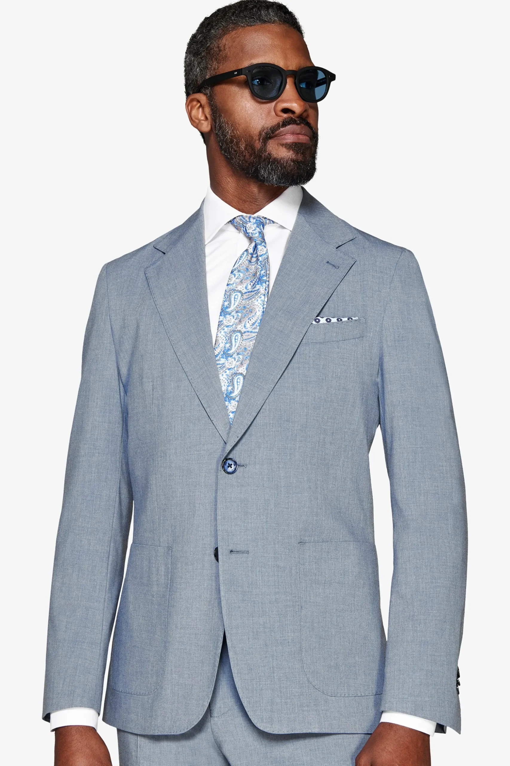 Avion mélange canvas blazer
