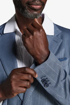 Avion pinstripe jersey blazer
