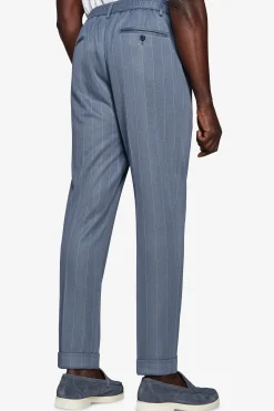 Avion pinstripe jersey trousers