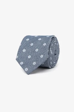 Avion polka dots jacquard tie
