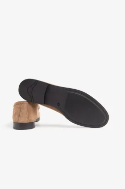 Beige Penny moccasins