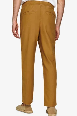 Biscuit textured trousers