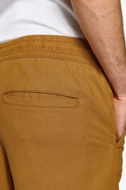 Biscuit textured trousers