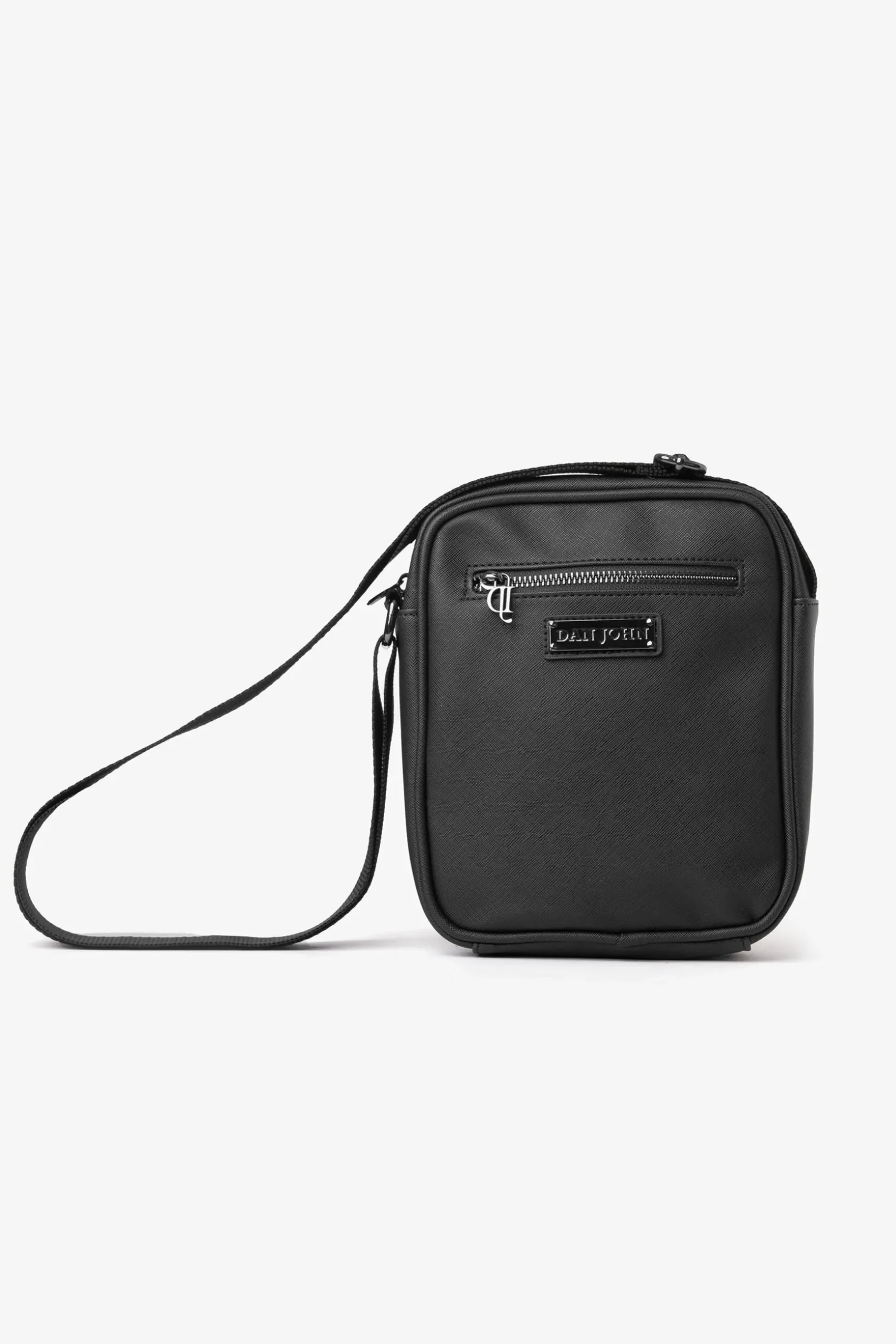 Black eco leather Saffiano bag