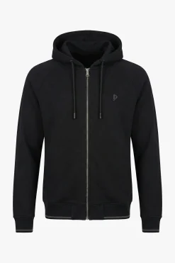 Black full zip hoodie