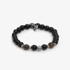 Black medium pearls bracelet