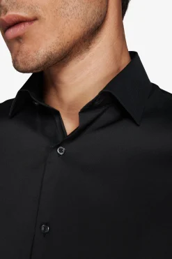 Black stretch shirt