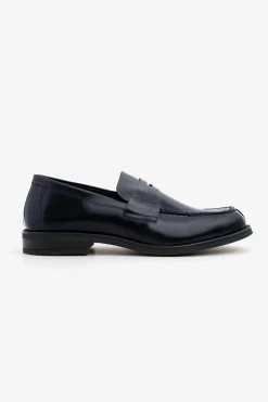 Blue college loafers