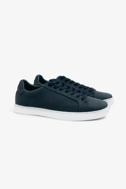 Blue ecosuede sneakers