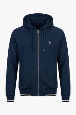 Blue full zip hoodie