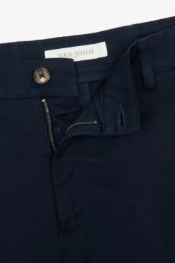 Blue gabardine Bermuda shorts