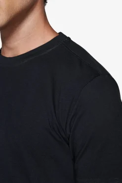 Blue light cotton t-shirt