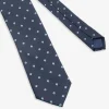 Blue micro diamond tie