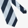 Blue regimental tie