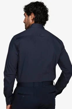 Blue stretch shirt