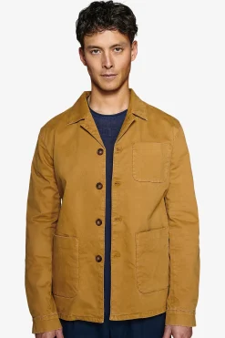 Camel stretch worker jacket