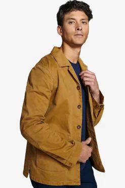 Camel stretch worker jacket