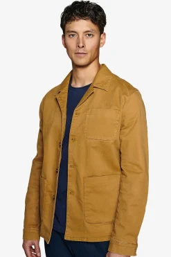 Camel stretch worker jacket