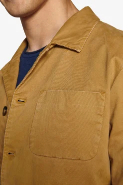 Camel stretch worker jacket