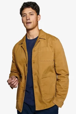 Camel stretch worker jacket