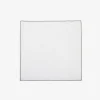 Cream contrasting profiles pocket square