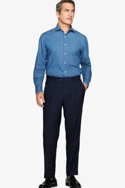Denim chambray shirt