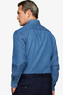Denim chambray shirt