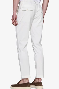 DNJ Cream jersey trousers