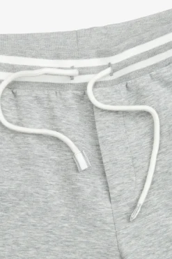 DNJ melange gray fleece bermuda shorts