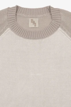 DNJ off white raglan sweater