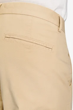 Ecru textured trousers