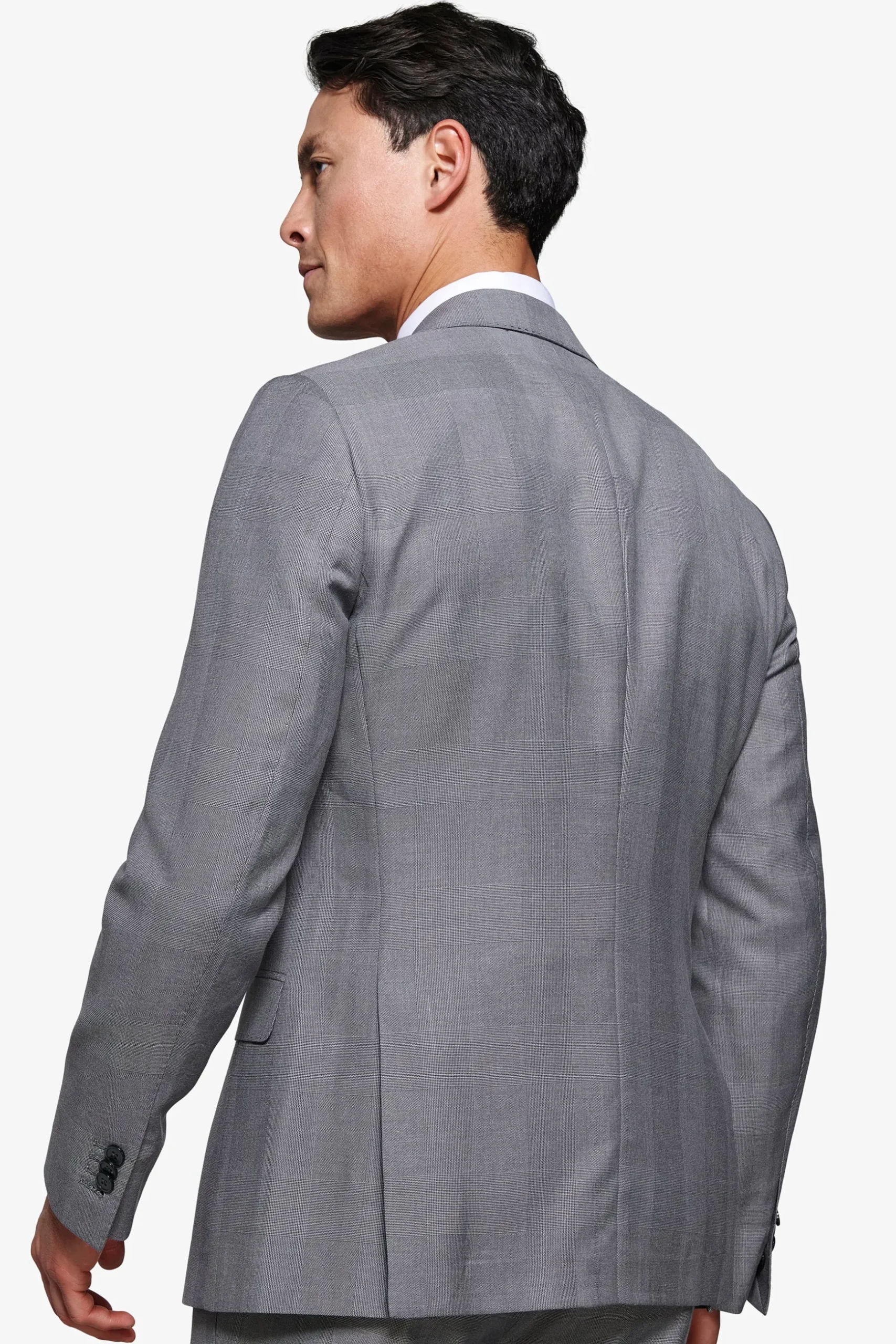 Gray Prince of Wales blazer