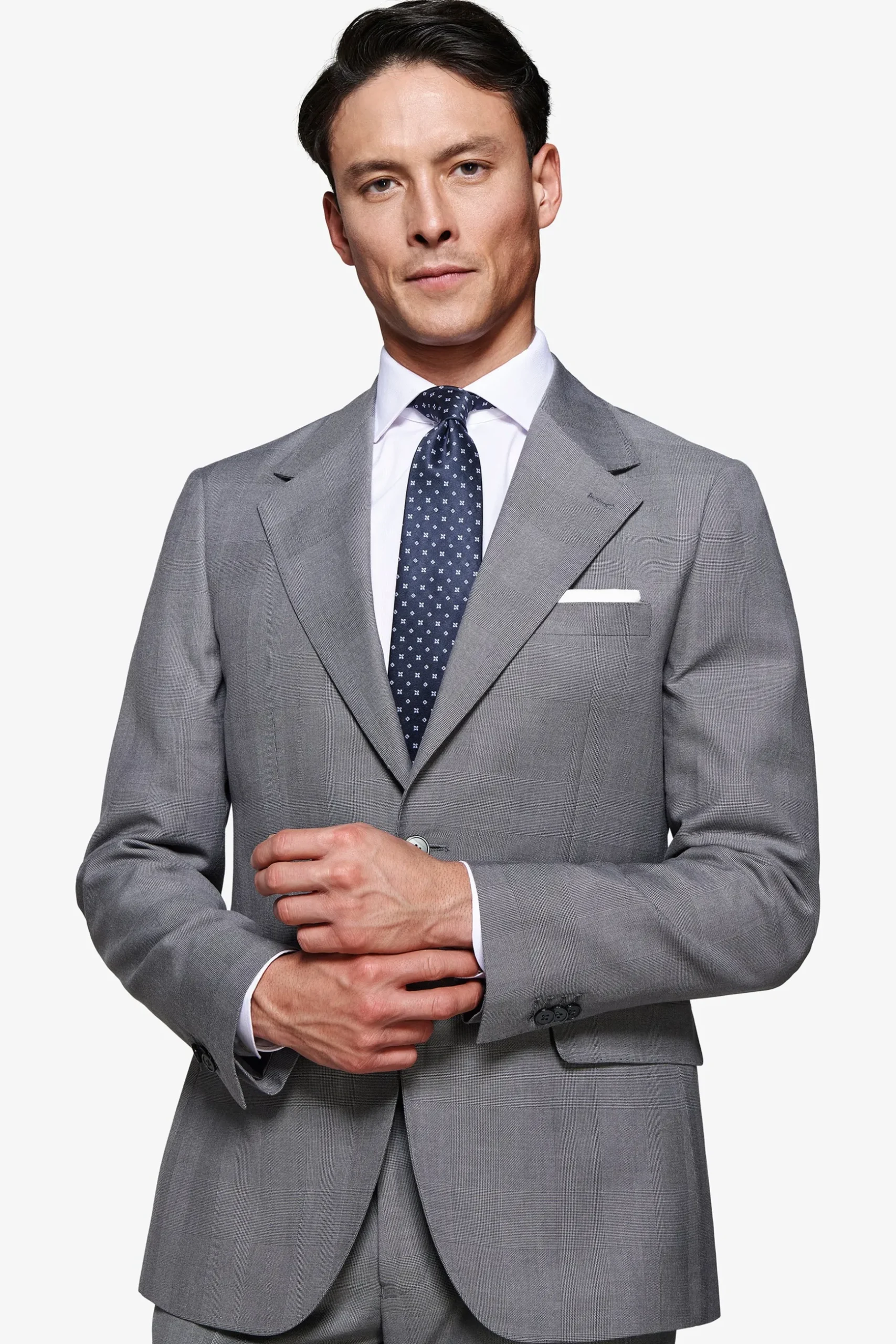 Gray Prince of Wales blazer