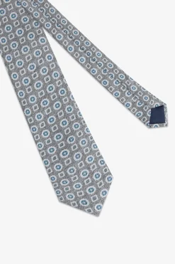 Gray two-tone tie