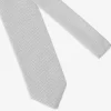 Gray woven bamboo tie