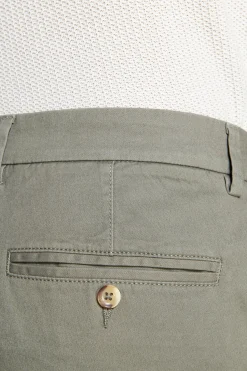 Green chino pants