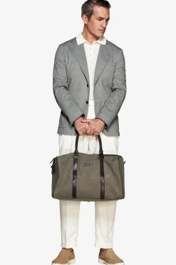 Green Herringbone jersey blazer