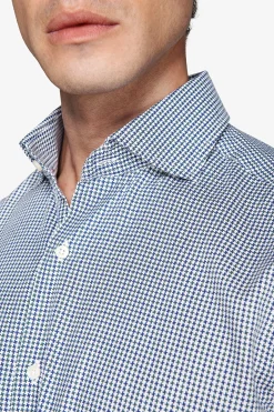 Green Pied de Poule shirt