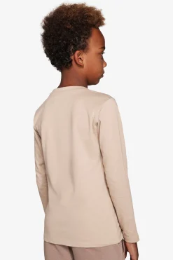 KIDS Beige t-shirt with embroidery