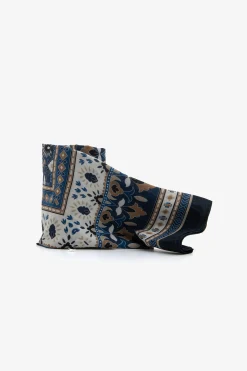 KIDS Blue floral design pashmina scarf