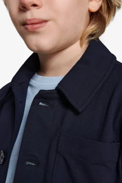KIDS Blue jersey overshirt