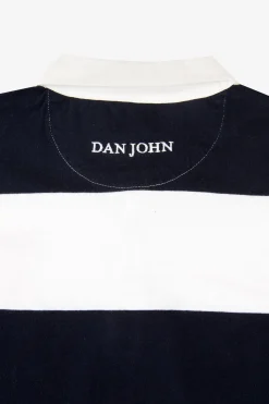 KIDS Blue striped polo shirt