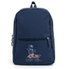 KIDS Blue technical backpack with print
