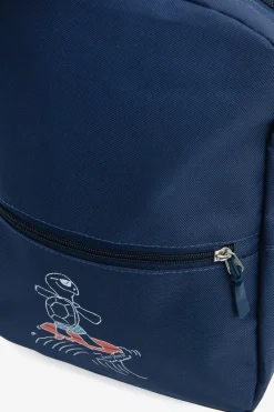 KIDS Blue technical backpack with print